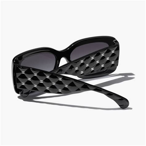 CHANEL Sunglasses: Rectangle Sunglasses, acetate — Fashion 